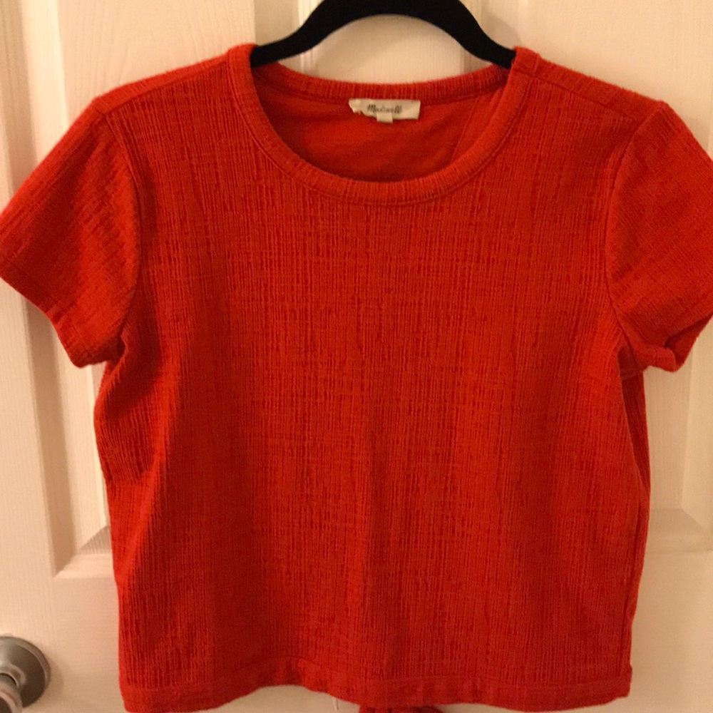 Red Crop Top